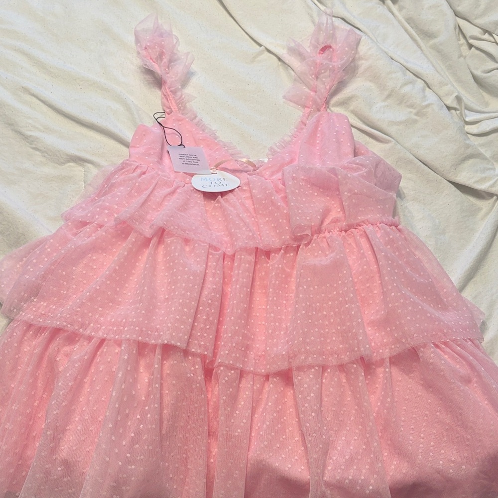 Pink Ruffled Dress